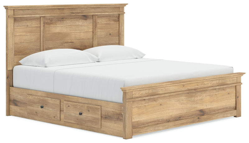 Makidern - Panel Storage Bed With Under Bed Storage Unit - R&R Furniture Gallery (Fountain Valley, CA)