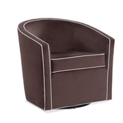Kendall - Swivel Chair With Barrel Back Design - R&R Furniture Gallery (Fountain Valley, CA)