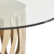 La Rachelle - Round Dining Table - Champagne - R&R Furniture Gallery (Fountain Valley, CA)