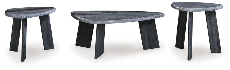 Bluebond - Occasional Table Set (Set of 3) - Gray - R&R Furniture Gallery (Fountain Valley, CA)