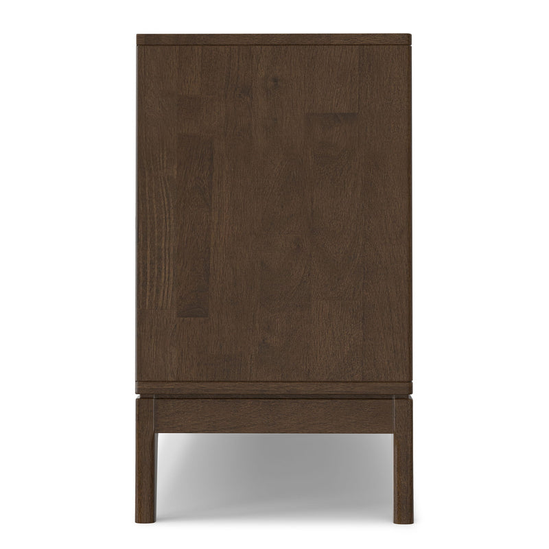 Harper - 3 Drawer Sideboard - Walnut Brown - R&R Furniture Gallery (Fountain Valley, CA)