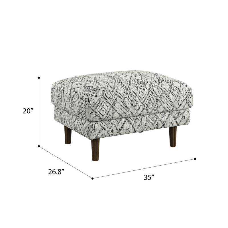 Abstract Ottoman - Black - R&R Furniture Gallery (Fountain Valley, CA)
