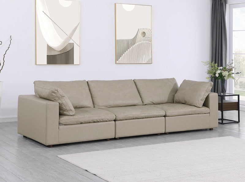 1100 - Modular Sofa (Top-Grain Italian Leather) - R&R Furniture Gallery (Fountain Valley, CA)