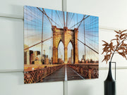 Shayward - Wall Art - Blue / Amber - R&R Furniture Gallery (Fountain Valley, CA)
