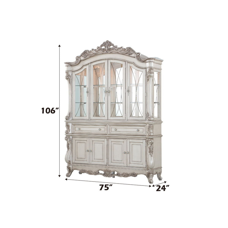 Gorsedd - Buffet & Hutch - Golden Ivory - R&R Furniture Gallery (Fountain Valley, CA)