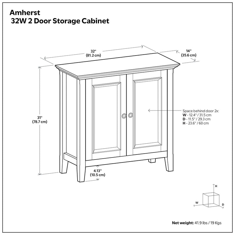 Amherst - Handcrafted Low Storage Cabinet - R&R Furniture Gallery (Fountain Valley, CA)