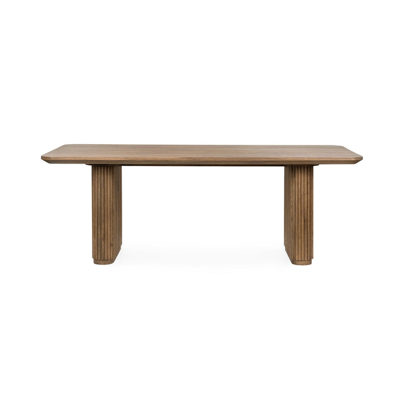 Vander - Oak Wood 84" Dining Table - R&R Furniture Gallery (Fountain Valley, CA)