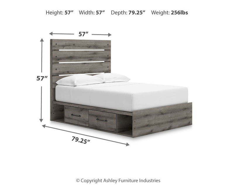 Graystorm - Panel Bed With Storage - R&R Furniture Gallery (Fountain Valley, CA)