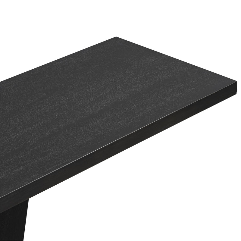 Console Table With V Shape Base, Sculptural Entryway Accent - R&R Furniture Gallery (Fountain Valley, CA)