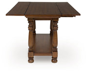 Sturlayne - Flip Top Sofa Table - Brown - R&R Furniture Gallery (Fountain Valley, CA)