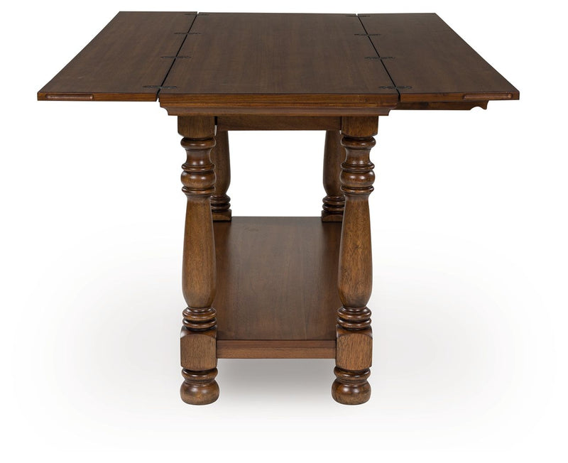 Sturlayne - Flip Top Sofa Table - Brown - R&R Furniture Gallery (Fountain Valley, CA)