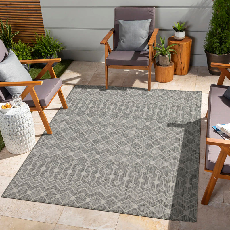 Sunshine - Modern Indoor / Outdoor Area Rug - R&R Furniture Gallery (Fountain Valley, CA)