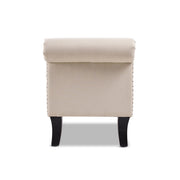 Kathy - Roll Arm Entryway Accent Bench - Sky Neutral Beige - R&R Furniture Gallery (Fountain Valley, CA)