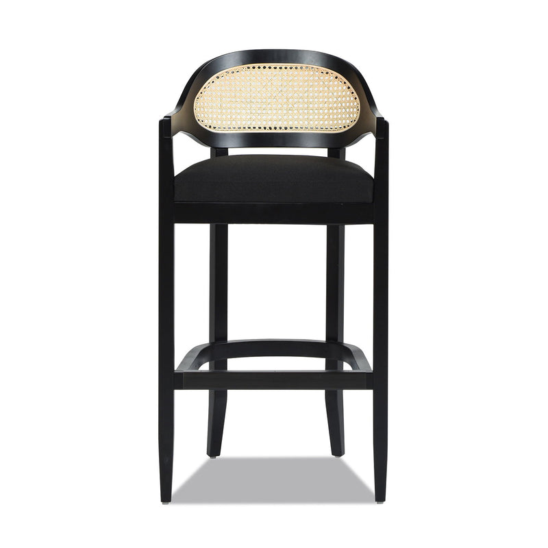 Americana - Mid-Century Modern Cane Back Counter Stool - R&R Furniture Gallery (Fountain Valley, CA)