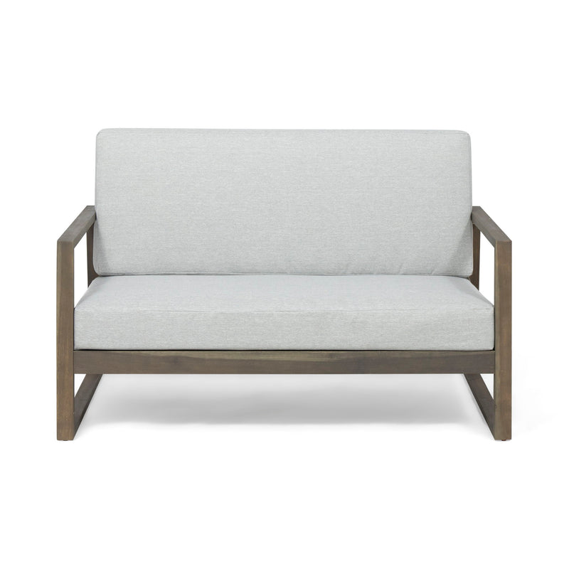 Belgian - Loveseat & Coffee Table Set With Water Resistant Cushions - R&R Furniture Gallery (Fountain Valley, CA)