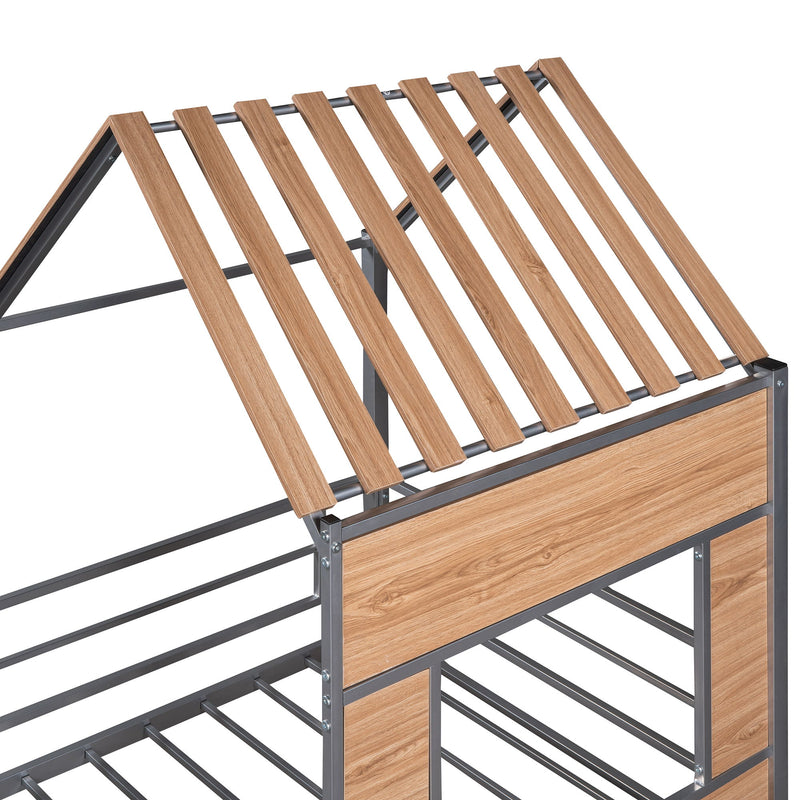 Loft Bed With Roof, Window, Guardrail, Ladder - R&R Furniture Gallery (Fountain Valley, CA)