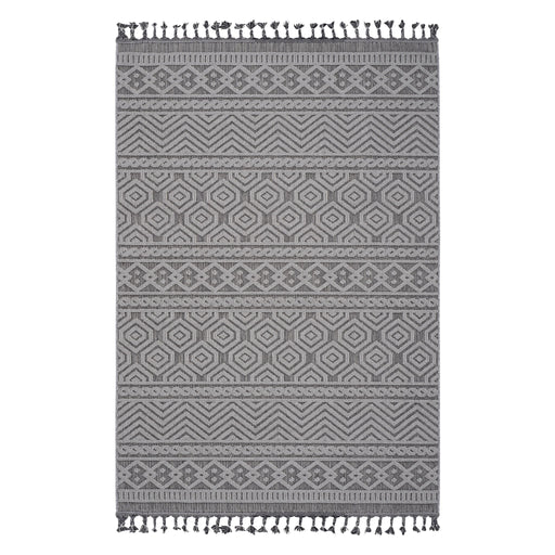 Guros - Geometric Indoor / Outdoor Area Rug - R&R Furniture Gallery (Fountain Valley, CA)