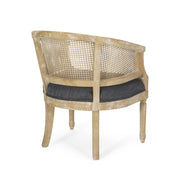 Curved Backrest Accent Chair - R&R Furniture Gallery (Fountain Valley, CA)
