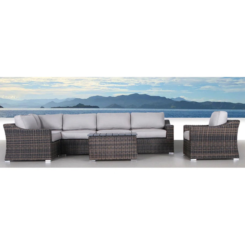 Stylish Sofa Seating Group With Cushions Perfect For Outdoor Gatherings - R&R Furniture Gallery (Fountain Valley, CA)