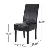 Pertica - Dining Upholstered Armless Chairs (Set of 2) - R&R Furniture Gallery (Fountain Valley, CA)