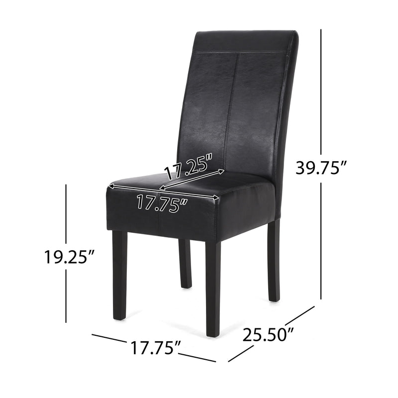 Pertica - Dining Upholstered Armless Chairs (Set of 2) - R&R Furniture Gallery (Fountain Valley, CA)
