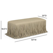 Shag Me - Performance Vegan Leather Bench - R&R Furniture Gallery (Fountain Valley, CA)