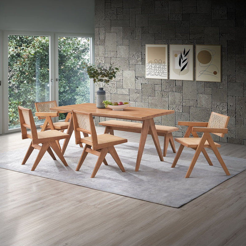 Velentina - Dining Table - Natural - R&R Furniture Gallery (Fountain Valley, CA)