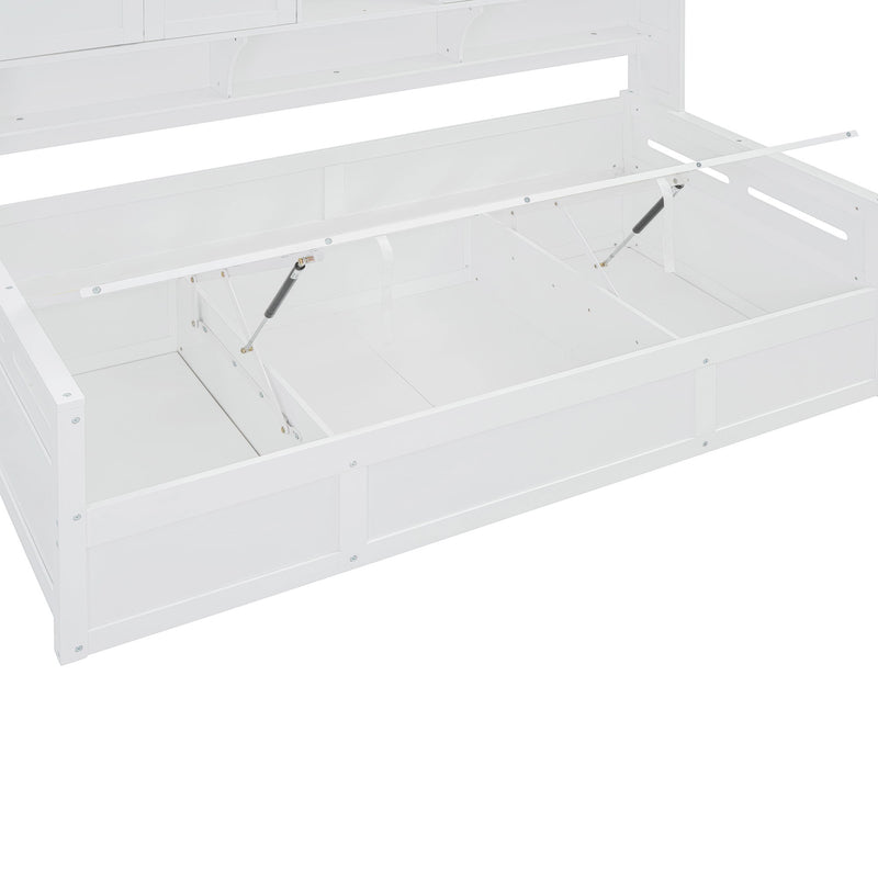Daybed With All-In-One Cabinet And Shelf - R&R Furniture Gallery (Fountain Valley, CA)