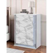 Moon - Chest With LED - White Marble - R&R Furniture Gallery (Fountain Valley, CA)