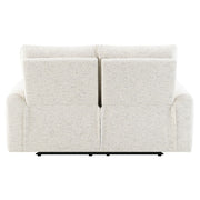 Lalisa - Power Motion Loveseat With USB Port - Cream Chenille - R&R Furniture Gallery (Fountain Valley, CA)