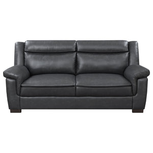 Borden - 2 Piece Living Room Set With Smooth Upholstery - Gray