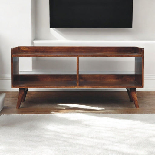 Open Top Media Unit - Brown - R&R Furniture Gallery (Fountain Valley, CA)