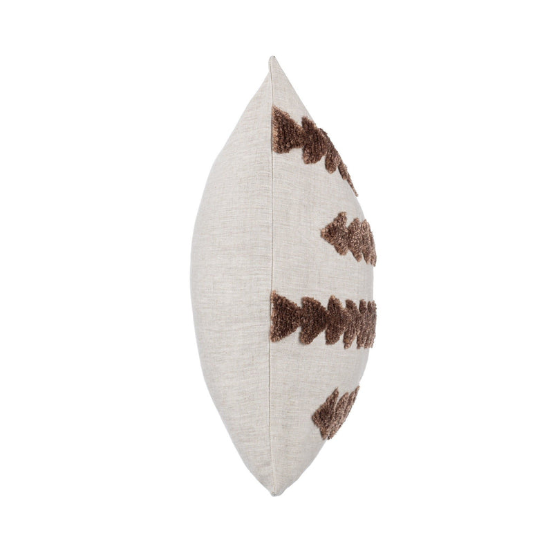 Lineage - Essay 22" x 22"Pillow - Frothed Brown - R&R Furniture Gallery (Fountain Valley, CA)