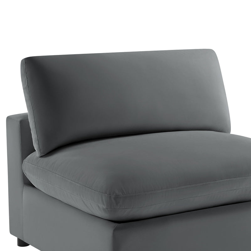 Caylie - Modular 5 Piece Sectional - Charcoal - R&R Furniture Gallery (Fountain Valley, CA)