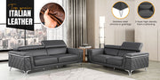 1140 - Top Grain Italian Leather Chair - R&R Furniture Gallery (Fountain Valley, CA)