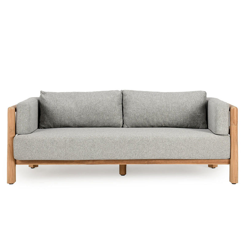 Aston - Outdoor Sofa - Natural / Gray - R&R Furniture Gallery (Fountain Valley, CA)