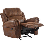 Wide Standard Manual Glider Recliner - R&R Furniture Gallery (Fountain Valley, CA)