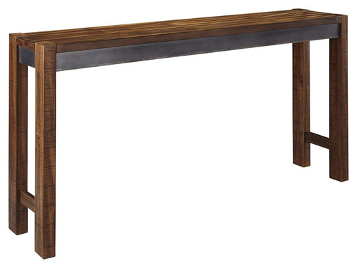 Torjin - Long Counter Table - Dark Brown - R&R Furniture Gallery (Fountain Valley, CA)