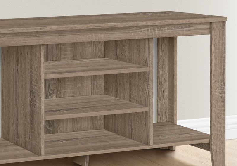 TV Stand, Console, Media Entertainment Center, Versatile Storage Shelves - R&R Furniture Gallery (Fountain Valley, CA)