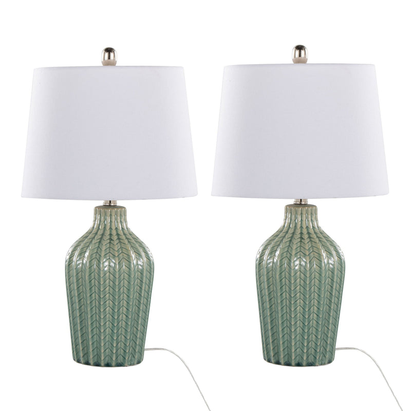 Rockwell - Contemporary Table Lamp (Set of 2) - R&R Furniture Gallery (Fountain Valley, CA)