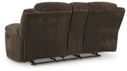 Frohn - Dbl Reclining Loveseat With Console - R&R Furniture Gallery (Fountain Valley, CA)