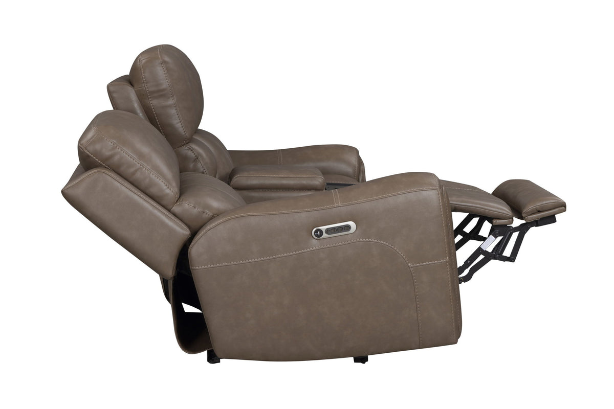 Hancock - Zero Gravity Power Reclining Console Loveseat P3