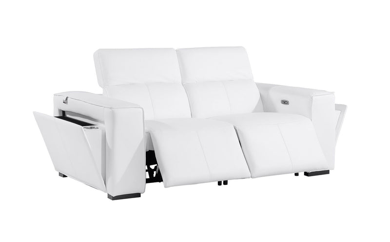 1224 - 6-Piece Modular Power Reclining Sofa, Loveseat & Chair Set In With 6 Power Recliners & Power Headrests