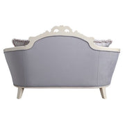 Galelvith - Loveseat With 4 Pillows - Gray Fabric - R&R Furniture Gallery (Fountain Valley, CA)