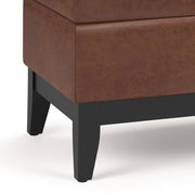 Oregon - Contemporary Storage Ottoman Bench With Tray - R&R Furniture Gallery (Fountain Valley, CA)