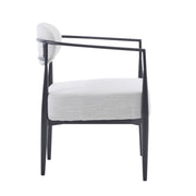 Modern Upholstered Accent Armchair With Pocket Spring Seat - R&R Furniture Gallery (Fountain Valley, CA)