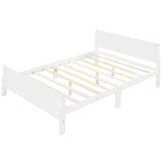 Platform Bed Frame Mattress Foundation Sleigh Bed With Headboard / Footboard / Wood Slat Suppor - R&R Furniture Gallery (Fountain Valley, CA)