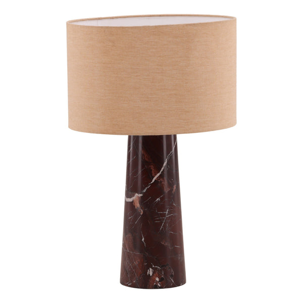 Cresswell - Table Lamp - Red And Beige