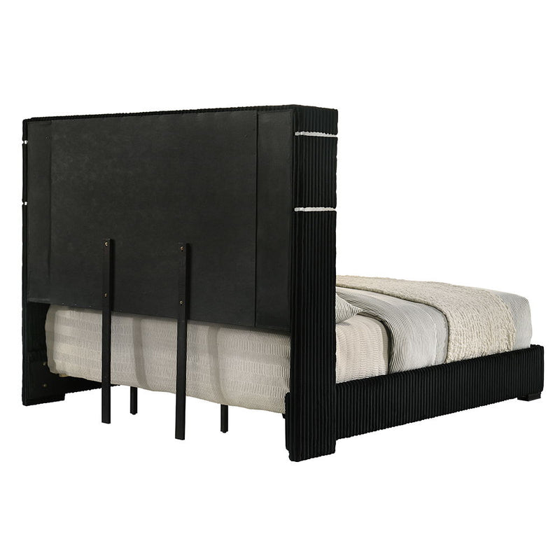 Garner - Bed With Fireplace, LED, Reading Light, Speaker, Bluetooth & USB - R&R Furniture Gallery (Fountain Valley, CA)