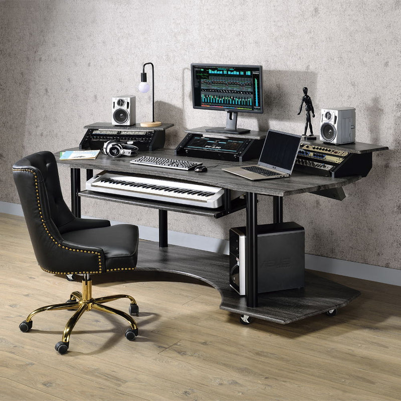 Eleazar - Music Recording Studio Desk - R&R Furniture Gallery (Fountain Valley, CA)